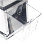 KATSU Broyeur à Glace Manuel avec Bac à Glaçons et Cuillère pour Cocktails et Smoothies, Acier inoxydable 769008