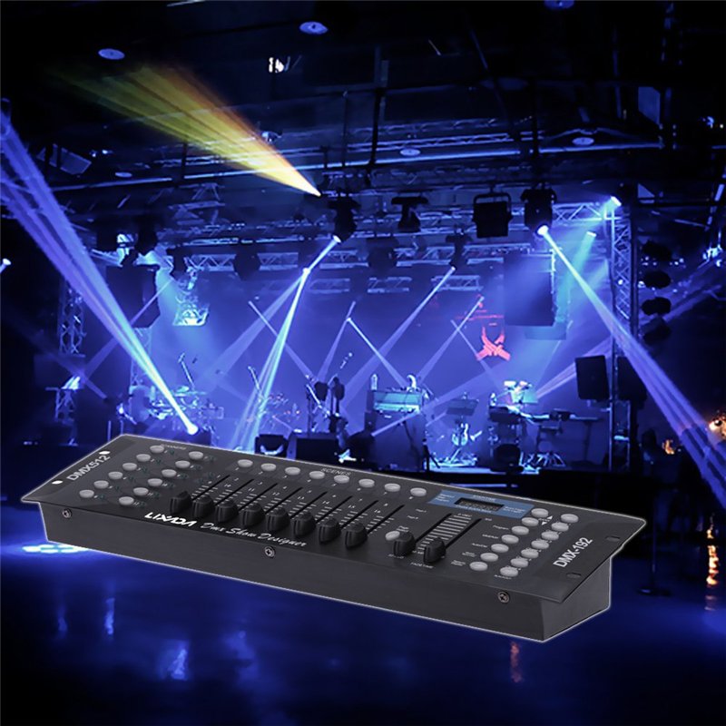 Image secondaire de DMX Contrôleur, DMX 512 Console, 192 Canaux Equipment pour DJ Disco Light Party scène Eclairage de Chambre Salon Salle