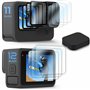 FiTSTILL [9 Pièces Protecteur d'écran pour Go Pro Hero 12/11/ 10/9 Black