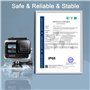 FitStill 60M/196FT Boîtier étanche pour Go Pro Hero 12/Hero 11/Hero 10/Hero 9 Black, Boîtier de plongée sous-Marine pour avec Ac