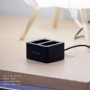 MAXCAM Chargeur de batterie double avec câble USB Type-C pour GoPro HERO12/HERO11/HERO10/HERO9 Noir