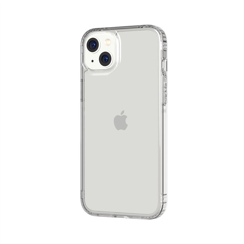 tech21 Evo Clear Coque pour iPhone 14 Plus, Transparente, Étui de téléphone de Base, TPU and Antimicrobien, Protéger des Chutes: