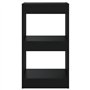 vidaXL Libreria/Divisorio Nero 40x30x72 cm