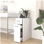 vidaXL Armadietto da Farmacia Bianco 20x45,5x60 cm in Multistrato