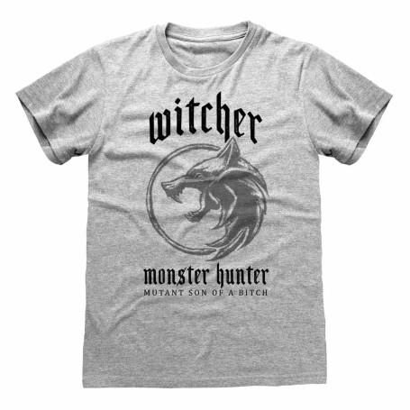 Heroes Inc T-Shirt The Witcher embème école du Loup Taille L