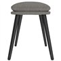 Repose-pied Gris clair 45x29,5x35 cm Tissu