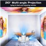 【Auto Keystone】Mini Videoprojecteur avec Android OS, Projecteur Portable WiFi 6 Bluetooth 4K Supportée HD 1080P avec 50% Zoom, R