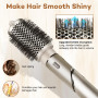 Brosse ronde volumisante Shark FlexStyle HD400 - Outil de coiffage pour tous types de cheveux, technologie avancée des poils, ve