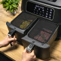 Grille Anti Projection pour Air Fryer Ninja Réutilisable Silicone p