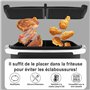Grille Anti Projection pour Air Fryer Ninja 10,4 L AF500EU - Adaptable à la cloison, Protection en Silicone Réutilisable pour Fr