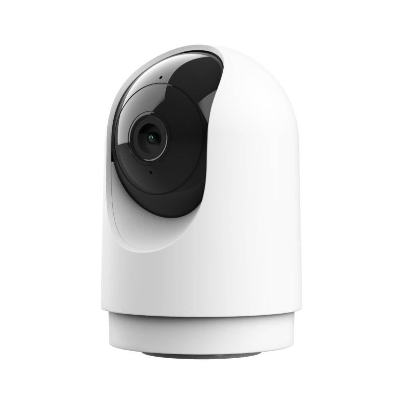 Trust IPCAM-2700 Camera de Surveillance 360° Intérieure avec Vision Nocturne, Sirène et Microphone Intégrés, Détection Humaine,