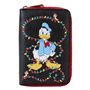 Loungefly Disney Donald Portefeuille zippé enveloppé dans des lumières