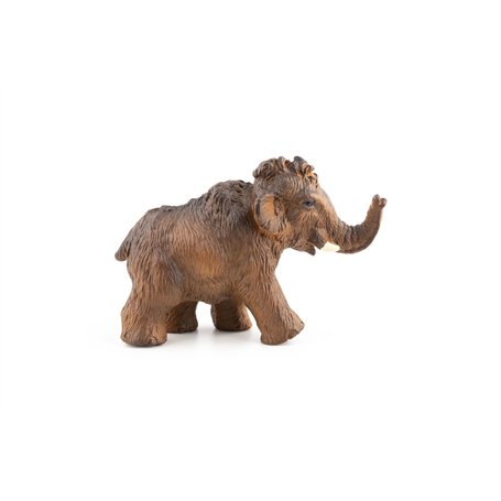 Papo- Jeune mammouth Les Dinosaures Figurine, 55025, Papo-55025-Figurine-Jeune, Marron