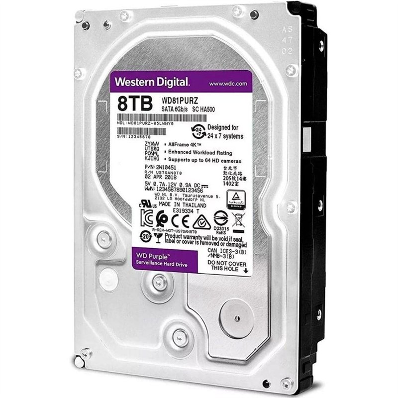 Image secondaire de Western Digital WD81PURZ Disque Dur Interne 3,5