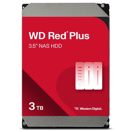 Western Digital WD Red Plus 3.5" 3000 Go Série ATA III