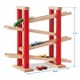 Smoby - 100027332 - Jouet en Bois - Jeu de Construction - Jeu deCourse - Automobile et Circuit en Bois Multicolore