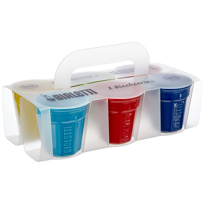 Image secondaire de Bialetti Y0TZ500 Set de 6 Bicchierinis Céramique Multicolore 0.09L