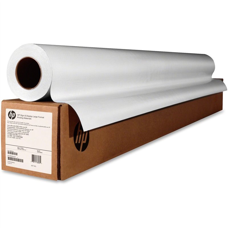 HP Universal Instant-dry Gloss Photo Paper-914 mm x 30.5 m (36 in x 100 ft) papier photos Marron, Blanc