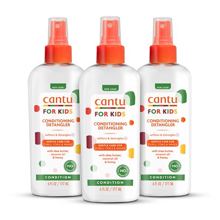 Cantu Care for Kids Conditioning Detangler, 6 fl oz (Pack de 3)