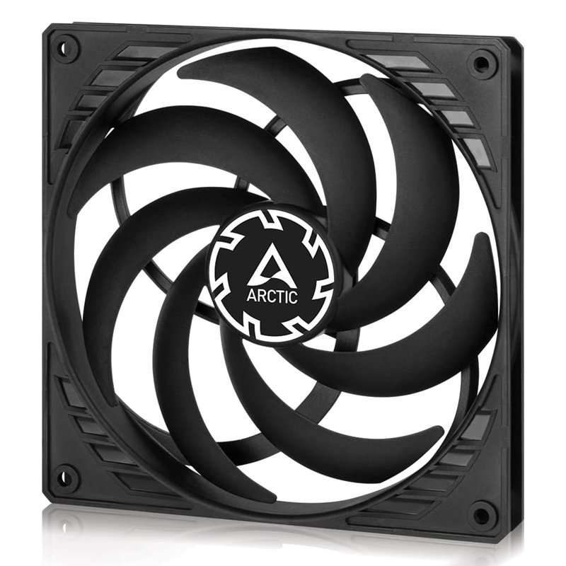 ARCTIC P14 Slim PWM PST - Ventilateur PC, Ventilateur Boitier Silencieux, 140 mm, Refroidisseur pour Unité Centrale, Pression St