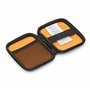 Amazon Basics Étui pour disque dur portable My Passport Essentiel, 12 x 9.3 x 1.6 cm, Noir