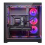 Phanteks NV9 Premium DRGB Kit Power-Hub, 3X für Außenrahmen, 1x Mainboard Kabel-Cover - Schwarz