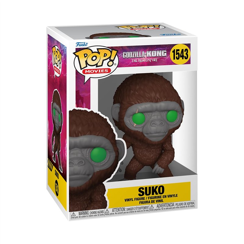 Funko Pop! Movies: Godzilla X Kong: The New Empire - Suko - Godzilla Vs Kong 2 - Figurine en Vinyle à Collectionner - Idée de Cadeau