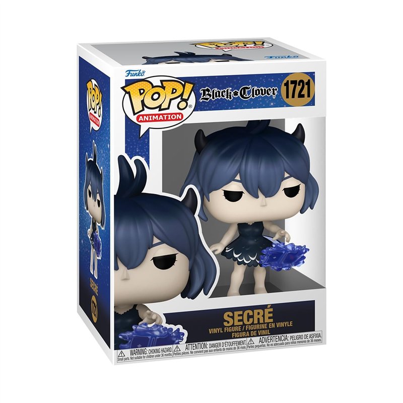 Funko Pop! Animation: Black Clover - Secre - Secré - 1 Chance sur 6 D'avoir Une Variante Rare Chase - Figurine en Vinyle à Colle