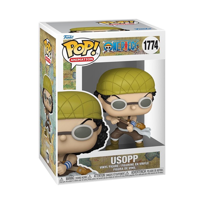 Funko Pop! Animation: OP - (Refresh) - Usopp - One Piece - Figurine en Vinyle à Collectionner - Idée de Cadeau - Produits Offici