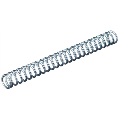 Chapuis RSC8 Lot de 6 Ressorts de compression - Acier galvanisé - charge de travail Indicative 4 kg - Diamètre 6 mm - Longueur 6