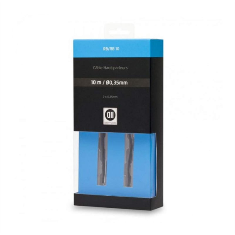 D2 Diffusion Câble coaxial 9.52mm + adap F/F avec ferrites 10 m