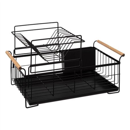 5 five simply smart Égouttoir 2 Niveaux en métal Blackwood