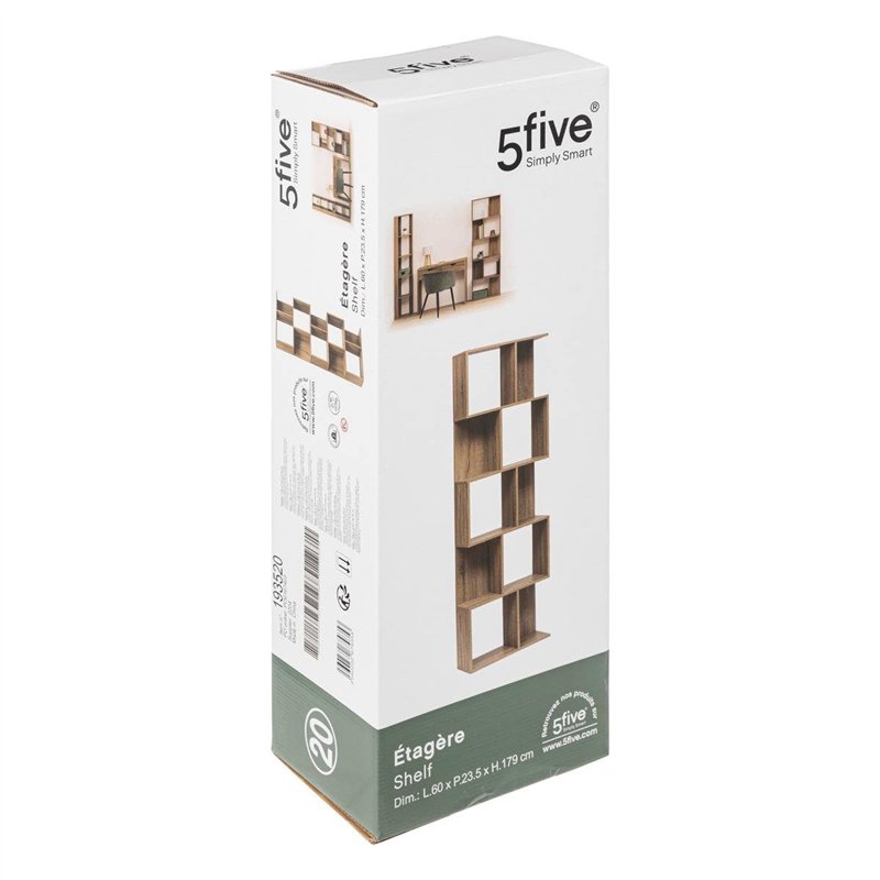 Image secondaire de 5 five simply smart Étagère Colonne Double Effet chêne Naturel Beige