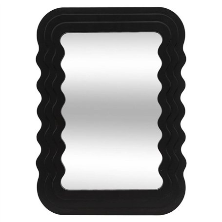 Atmosphera - Miroir bisauté Noir 40x55cm