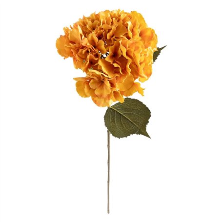 Atmosphera - Tige hortensia james artificielle orange h83cm