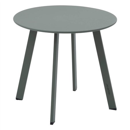 Hespéride - Table d appoint de Jardin Ronde saona Vert Laurier 50 x 45cm en Acier