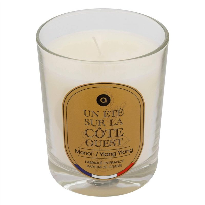 Atmosphera - Bougie parfumée nibi monoï et ylang ylang 180g