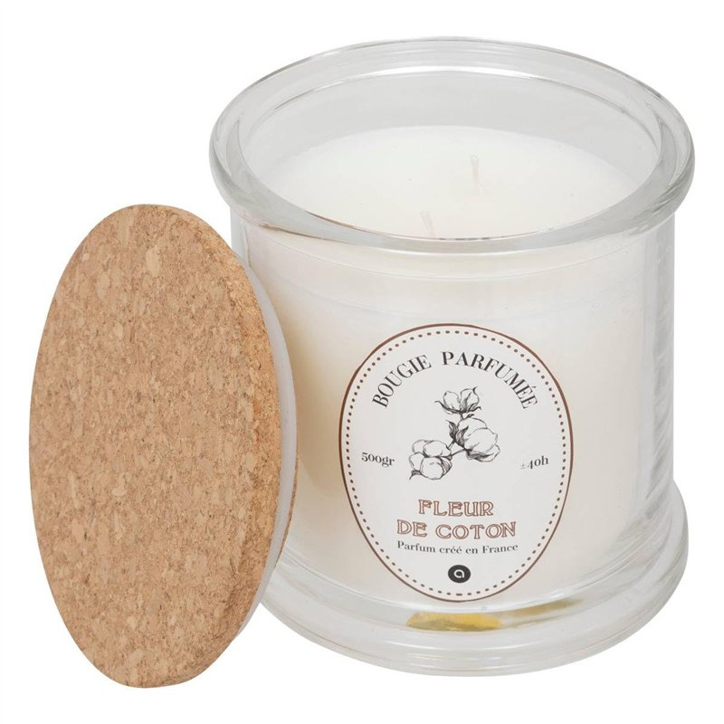 Image secondaire de Atmosphera - Bougie parfumée hapo 500g coton