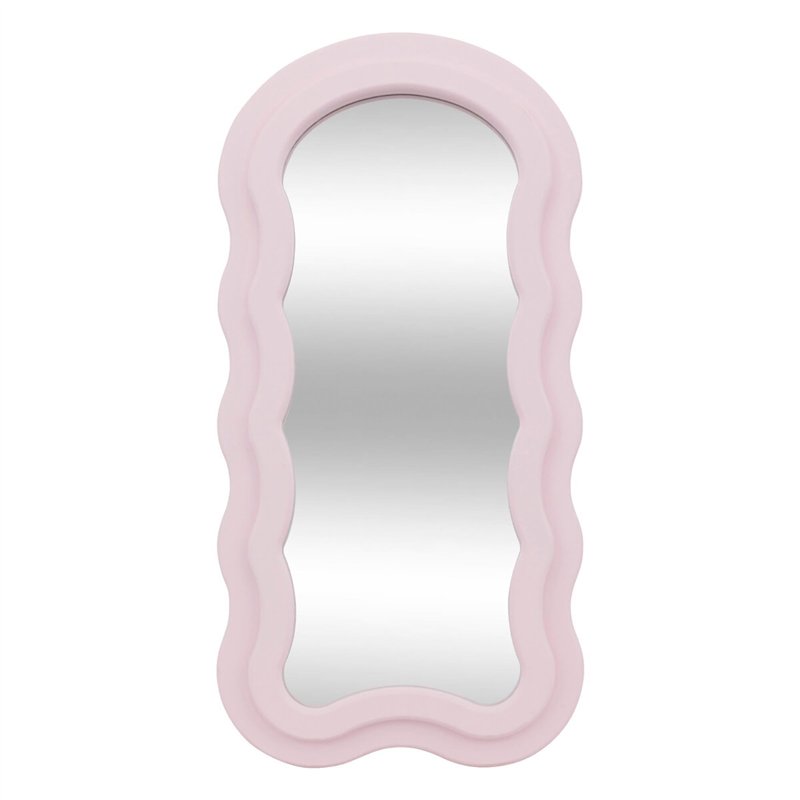Atmosphera - Miroir Vague ayna Rose 60x30cm