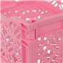 Atmosphera - Cagette Pliante arry Rose 40x30x15cm