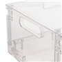 5five - boîte de rangement fold n box pliable et empilable beige 22l