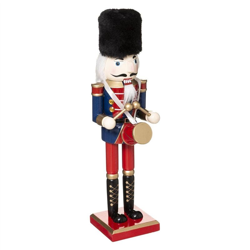 FEERIC CHRISTMAS Fééric Lights Objet Casse Noisette H25CM 2ASS (Rouge)