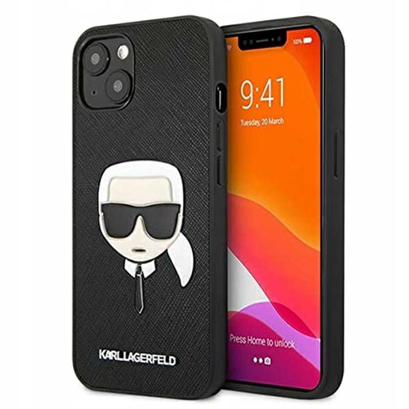 Karl Lagerfeld KLHCP13SSAKHBK Coque pour iPhone 13 Mini 5,4
