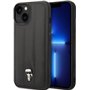 KARL LAGERFELD KLHCP14MPSQPK Coque Rigide pour iPhone 14 Plus 6,7" Noir/Black Puffy Ikonik Pin