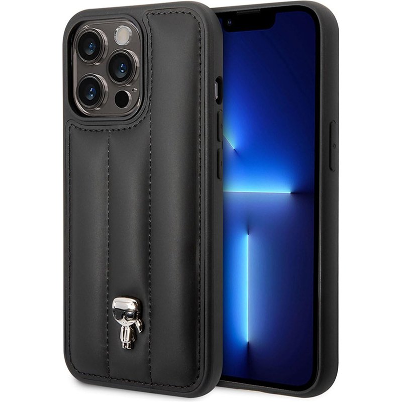 KARL LAGERFELD KLHCP14XPSQPK Coque Rigide pour iPhone 14 Pro Max 6,7