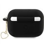 Guess GUAP2LSCHSK Coque pour AirPods Pro 2 Noir Silicone Charm Collection Cœur