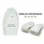 SHOP-STORY - 1 Paire de Semelle Thermiques Triple Épaisseur Isolante Lavable Machine Découpage Taille Unique Thermic