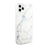 Guess Coque Design marbre pour Apple iPhone Mini 12 - Blanc GUHCP12SPCUMAWH Noir