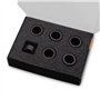 EKWB Lot de 6 Anneaux de Serrage pour Tube EK-Quantum Torque Compression Ring HDC 14 (Noir)