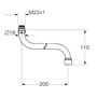 GROHE Bec Tubulaire Costa 13051000 (Import Allemagne)
